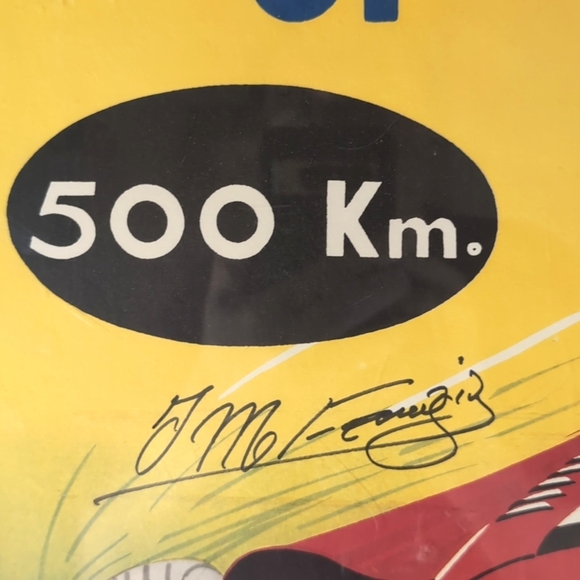 1958 Grand Prix of Cuba Event LE Poster Autographed Signed by Juan Manuel Fangio - Picture 3 of 15